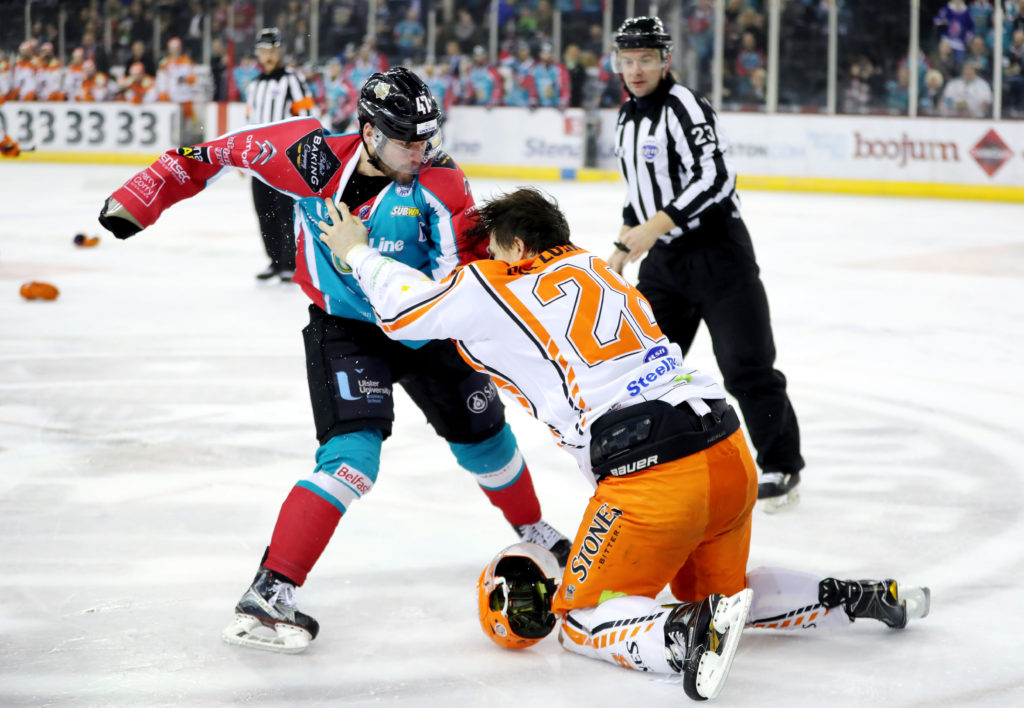 Belfast Giants v Sheffield Steelers - Elite Ice Hockey League